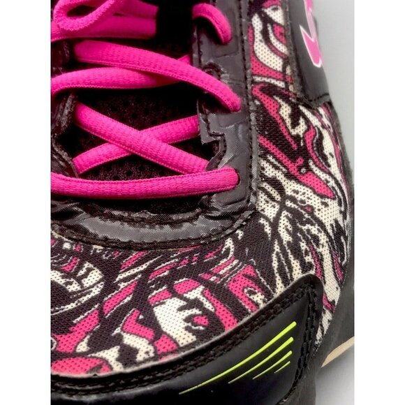 UNDER ARMOUR GGS MICRO G NITROUS KIDS RUNNING SHOES 5.5 Y EUR 38 BLACK PINK - Picture 2 of 11